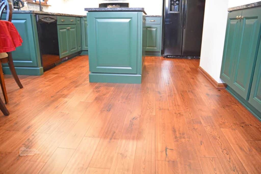 Hardwood Vs. Wood Look Tile Aylsworth kitchen design 10 web min