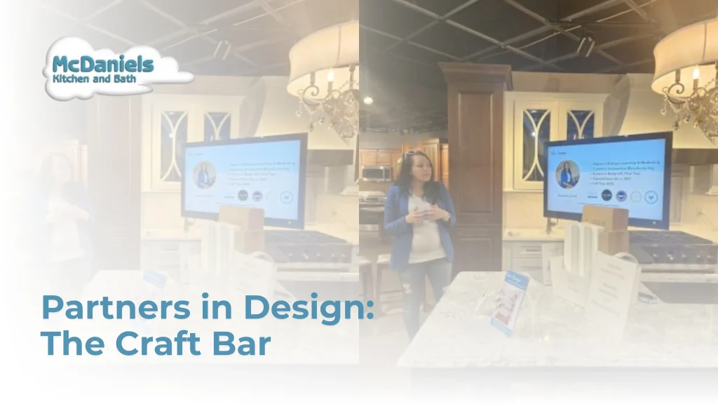 Partners in Design with The Craft Bar mcdaniels kitchen and bath partners in design the craft bar