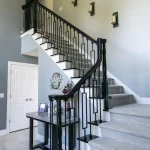 Other Spaces image by McDaniels Kitchen & Bath Custom staircase and railing photographed by McDaniels Kitchen and Bath