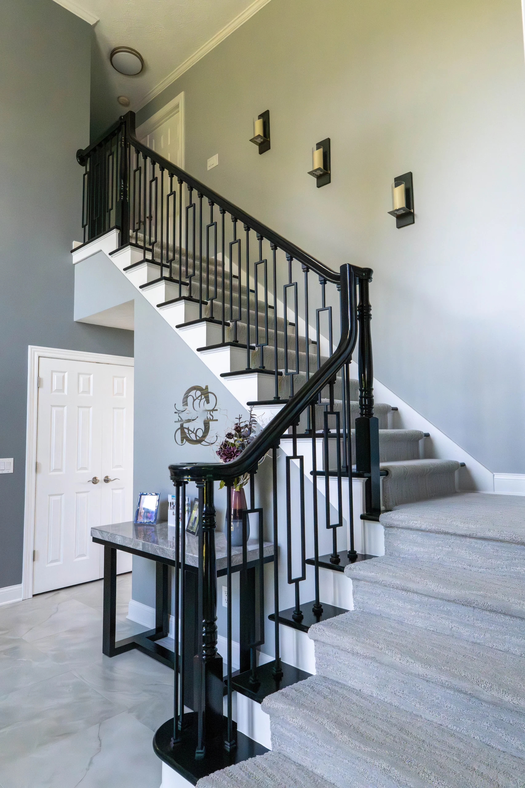 Other Spaces image by McDaniels Kitchen & Bath Custom staircase and railing photographed by McDaniels Kitchen and Bath